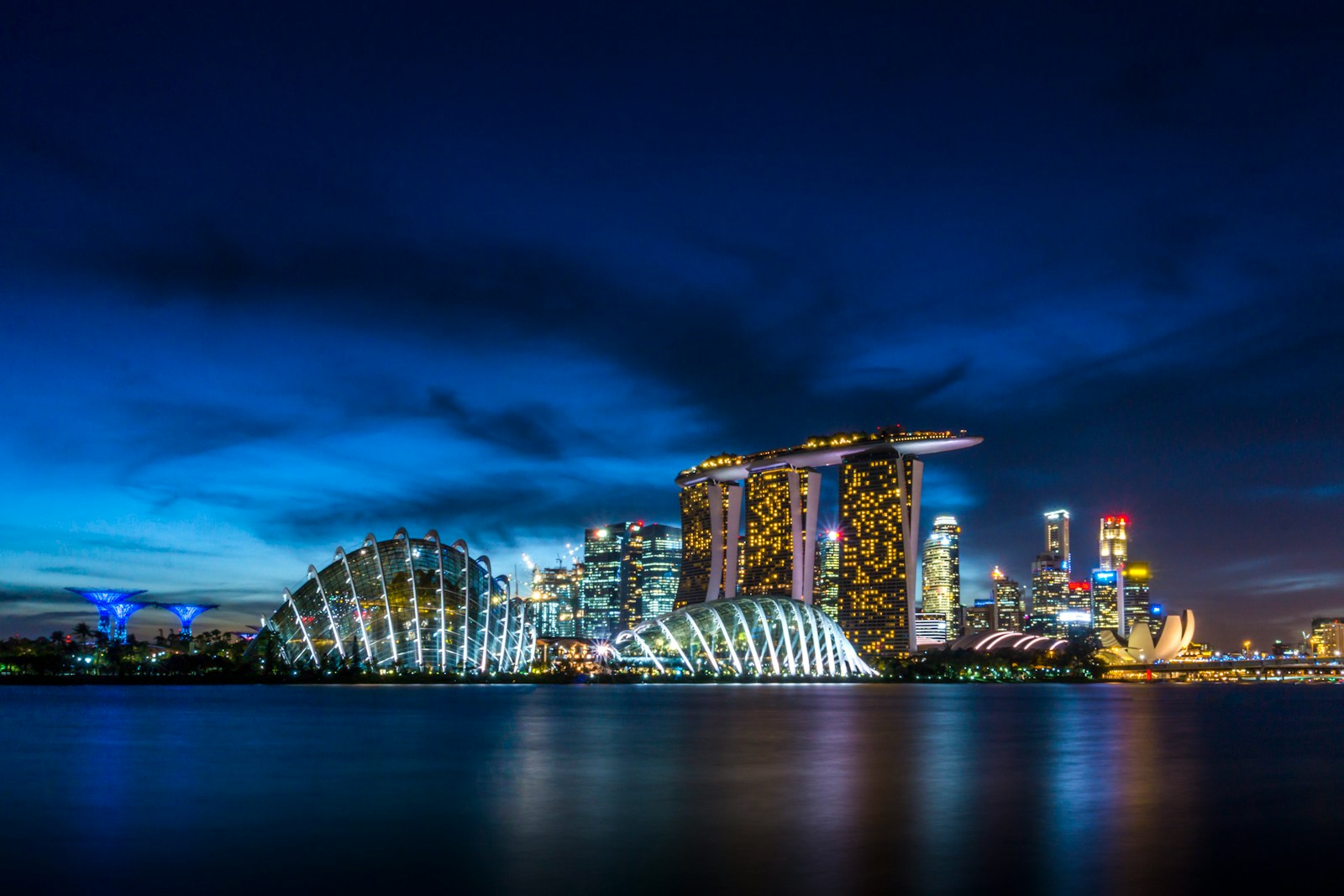 Marina Bay skyline, Singapore